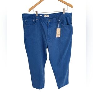 NWT MNG Mango Denim Mom Ankle High Waist Blue Jeans Sustainable Cotton SZ US 22